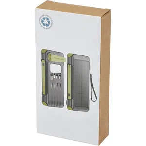 Banque d'alimentation solaire durable recyclée Soldy, gadgets promotionnels - Product Image 3