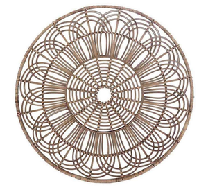 Vente chaude Décorateurs Pour La Maison Plateau Ornements Décoratifs Mur Art Cintre Osier Panier Suspendu Tissé Chambre Mur Bambou Paniers - Product Image 4