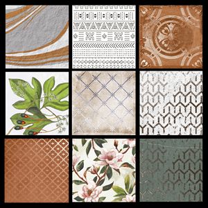 Carreaux de céramique mats modernes 200x200mm pour isolation thermique, utilisation murale intérieure : hôpital, atelier, cuisine, hôtel, villa, ferme - Product Image 2