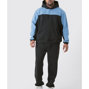 Conjunto Deportivo de 2 Piezas para Hombre, Invierno 2026, Chaqueta y Pantalón de Forro Polar de Algodón, con Logotipo Estampado - Product Image 1