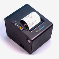Distributeur automatique de tickets de file d'attente sans encre 80 mm à coupe automatique, deux types de services différents, impression thermique, garantie 3 ans