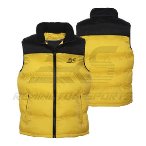 Chaqueta acolchada impermeable personalizada de invierno informal al por mayor, chaleco acolchado de talla grande, chaqueta sin mangas, chaleco acolchado para hombre - Product Image 1