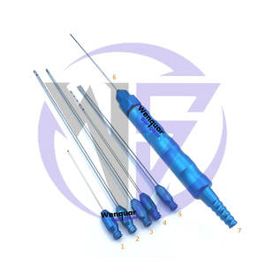 Juego de cánulas de liposucción premium de 7 piezas con certificación CE y instrumentos quirúrgicos manuales con cierre Luer Lock - Product Image 5