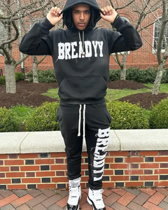 Ensemble de survêtements athlétiques de qualité supérieure pour hommes, tenue de jogging en polyester à séchage rapide et respirante - Product Image 1