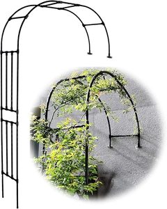 Enrejado de arco de rosas de Metal resistente a la intemperie y duradero, cenador de jardín interior y exterior para plantas trepadoras para bodas y eventos - Product Image 1