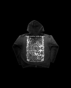 Sweat-shirt à capuche surdimensionné noir imprimé Eclipse Streetwear Sweat-shirt graphique unisexe Style vintage Pull à capuche tendance Hip Hop - Product Image 5