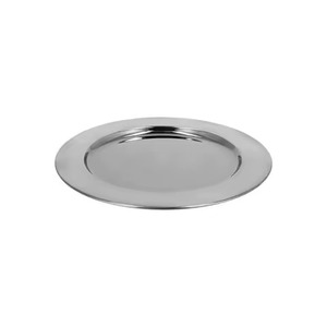 Plaques de chargeur couleur argent au design classique avec couleur et tailles personnalisées pour hôtels Plaques de chargeur pour hôtels cafés - Product Image 1