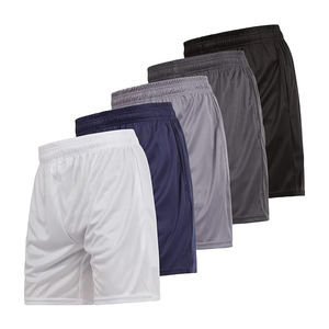 Shorts de basket-ball athlétiques unisexes axés sur la performance, solides, respirants, à séchage rapide, de 7 pouces, pour la course à pied, la salle de sport et les sports - Product Image 1