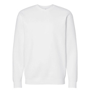 Sudadera personalizada de Color sólido de manga larga informal, sudadera personalizada blanca de algodón 100% con estampado de vellón de alta calidad para hombre - Product Image 4