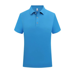 Chemise pour homme, décontractée, manches courtes, en coton tricoté, séchage rapide, adaptée à la broderie personnalisée, impression, parfaite pour un usage quotidien - Product Image 6