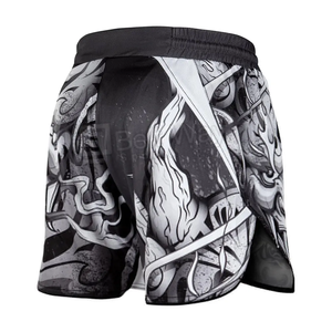 MMA Shorts 100% Cotton Embroidered <b>Digital</b> Printing Casual Elastic Waist Anti-Wrinkle Quick Dry - Product Image 2
