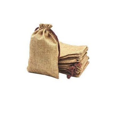 Natural Jute Canvas Tote Shopping Bags