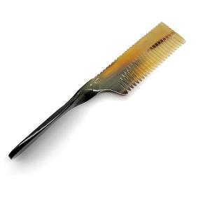 Handmade Natural Buffalo Cow and Ox Horn Comb Nautical Style Carved Raw Technique <b>Hair</b> and <b>Scalp</b> <b>Massager</b> - Product Image 1