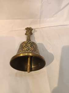 ระฆังแขวนทองเหลืองพร้อมสัญลักษณ์ Anja จักระและห้องนั่งสมาธิมีพู่สตูดิโอโยคะของขวัญทางจิตวิญญาณสำหรับโอกาสทางจิตวิญญาณ - Product Image 3