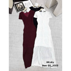 Vente en gros de robe de club maxi moulante en dentelle à taille haute Design élégant pour les fêtes - Product Image 4