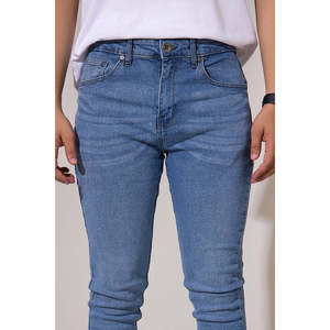 กางเกงยีนส์เดนิมขายาวตรงจากโรงงาน - Product Image 3