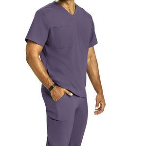 Uniforme Médico para Hombre, Uniforme de Enfermería, Fabricante Médico al por Mayor, Directo de Fábrica, Trajes Médicos de Manga Corta, Tela Tejida con Diseño Impreso - Product Image 5