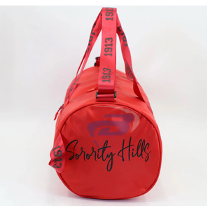 Sac de sport léger et durable rouge Delta Sigma Theta Sorority, sac de voyage personnalisé, sac de sport, bandoulière, grande capacité - Product Image 3