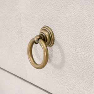 Venta al por mayor de lujo de estilo moderno Faux Shagreen mesitas de noche de alta calidad plegable dormitorio sala de estar muebles hogar Baño comedor - Product Image 4