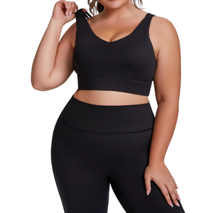 Top Deportivo de Yoga de Talla Grande, Sin Mangas, Elástico, Ropa Deportiva Activa, para Entrenamiento, Fitness, Gimnasio, Ropa Deportiva Cómoda para Mujer - Product Image 5