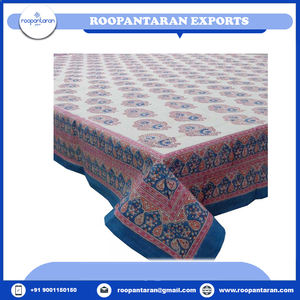 ผ้าปูโต๊ะผ้าฝ้าย100% งานทำมือดีไซน์สวยงามผ้าคลุมโต๊ะ - Product Image 6