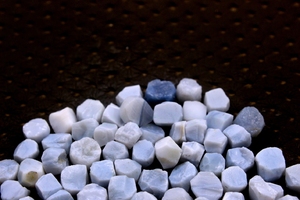 25 pièces de pierres précieuses brutes 8-10 MM pierre précieuse d'opale bleue naturelle meilleure qualité opale matières premières faisant des bijoux pierre d'opale brute en vrac - Product Image 3