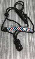 Collier de tête rembourré en nylon léger de haute qualité, personnalisable, pour équipement d'équitation anglais fait main, neuf
