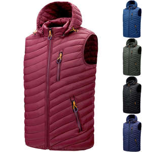 2024/25 invierno al aire libre Unisex sin mangas brillante burbuja Puffer chaleco personalizado utilidad capucha estilo High Street proceso recubierto OEM - Product Image 5