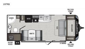 Camping-car K-E-Y-S-T-O-N-E RV CO ULTRRA E-L-I-T-E 28BH modèle 2020 d'occasion en excellent état, haute performance, 36 pieds de long, charge utile de 2000 kg, couleur foncée, à vendre - Product Image 6