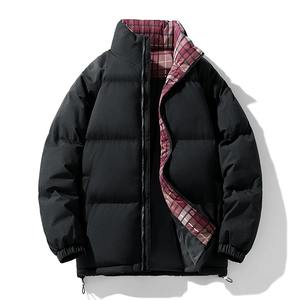 Veste bouffante chaude d'hiver de haute qualité pour hommes manteau de sport décontracté à capuche avec duvet de coton nouvelle mode toile épaisse pour les Couples - Product Image 2