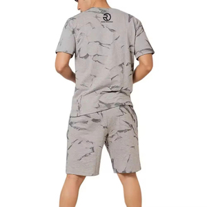 2025 Wholesale Custom Summer New Arrival Jogging Sportswear Gym Tracksuit and <b>Shorts</b> 2 Piece <b>Shorts</b> Men Cotton Summer Set - Product Image 3