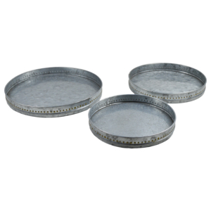 Las mejores ofertas Nuevo diseño Soporte plano galvanizado para pasteles y cupcakes Plato decorativo para servir Tamaño personalizado - Product Image 5