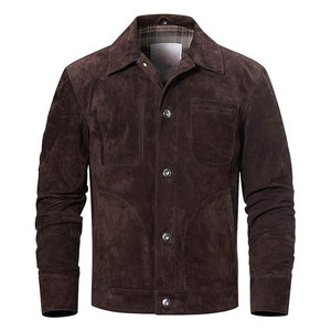Premium Quality Casual Clothing <b>Suede</b> <b>Jacket</b> Custom Design Ecofriendly Breathable Men Winter <b>Jacket</b> - Product Image 1