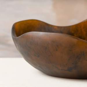 NATURAL Personalizar Colorido Hecho a mano Mejor calidad Cuenco de resina completo con base para chocolate, dulces, dulces y joyería - Product Image 4