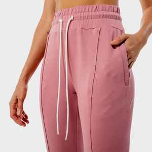 2022 Venta caliente de alta calidad de las mujeres de cintura media pantalones de chándal sueltos Joggers bolsillos laterales cordón transpirable ropa de invierno de moda - Product Image 3