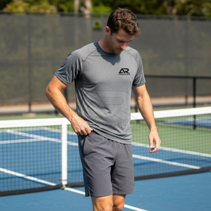 Maillot de pickleball en coton personnalisé pour équipes sportives, manches courtes, prix de gros usine, coupe confortable, léger - Product Image 4