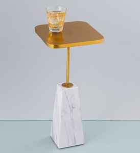 Mesa de consola de diseño O moderno de lujo, mesa moderna de Metal, sala de estar grande, mesa de pasillo para hotel en casa - Product Image 3