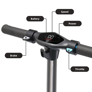 Patinete Eléctrico de Moda Emoko A43 de Venta Directa de Fábrica con Motor de 130W y Luz LED, Fácil de Transportar, 2 Ruedas, Plegable <span class=keywords><strong>para</strong></span> <span class=keywords><strong>Niños</strong></span> - Product Image 4