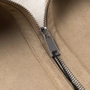 Chaqueta Vintage informal con cuello vuelto transpirable a prueba de viento respetuosa con el medio ambiente para mujer de invierno - Product Image 3