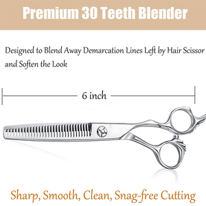 Vente chaude EIZA INDS Salon Coupe De Cheveux Ciseaux Amincissants Outil De Beauté En Acier Inoxydable pour La Coiffure - Product Image 2