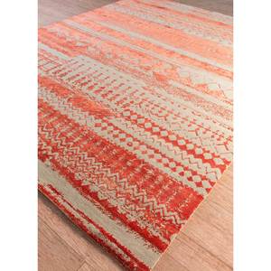 พรมขนสัตว์และไหมไผ่ถักมือสีเบจและสีน้ำตาลลายเรขาคณิต สำหรับห้องนั่งเล่นที่บ้านและรถยนต์ รุ่น Error Project-Esk-663 - Product Image 2