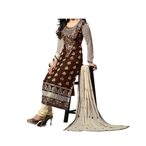 Femmes Shalwar Kameez non cousu dames costume pelouse fantaisie costume Collection mariage et fête porter respirant Top qualité vente chaude - Product Image 3