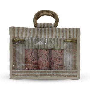 Bulk Supply Eco Friendly <b>Jute</b> Grocery Bags Extra Strength Handles Superior Tear Resistance Zipper Closure Customizable - Product Image 1