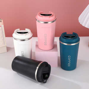 Mug à café isotherme 510 ml avec affichage LED de la température, alimenté par batterie, pour le bureau et le rangement sur le bureau - Product Image 2