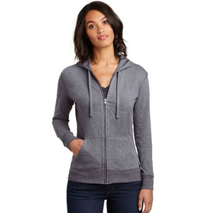 Sudadera con capucha con estampado informal a la moda para mujer Sudadera con capucha con cremallera deportiva suelta - Product Image 1