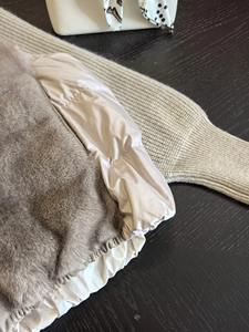 Pull en cachemire chaud d'hiver pour femme, coupe ajustée, rembourrage en coton, écologique, coupe-vent, microfibre, décontracté, pour les trajets quotidiens - Product Image 4