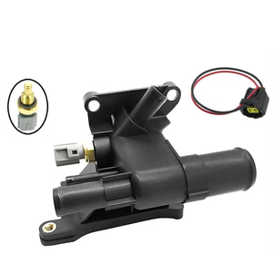 6G9G 8K556 AA Thermostat de refroidissement du moteur Capteur de sortie d'eau pour Fo-rd Mondeo Mk2 3 Focus Mk1 C-Max Fusion <span class=keywords><strong>Volvo</strong></span> <span class=keywords><strong>S40</strong></span> S50 S80 C30 - Product Image 1