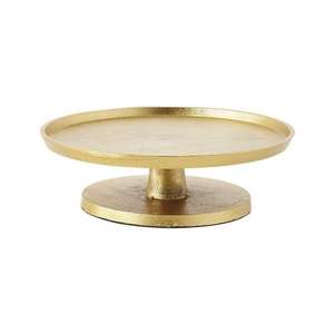 Los accesorios de cocina nórdicos más vendidos, soporte de Pastel de Bodas con revestimiento dorado hecho a mano, herramienta de pastel de Metal para ceremonia y eventos - Product Image 2