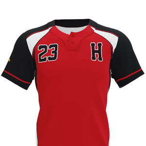 Vente en gros Maillot de baseball à manches courtes à 2 boutons personnalisé Maillot d'équipe Maillots de football France 2025 - Product Image 4