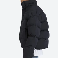 Veste à capuche coupe-vent imperméable en toile de haute qualité pour homme, style oversize, avec col montant personnalisé, idéale pour le printemps, grandes tailles